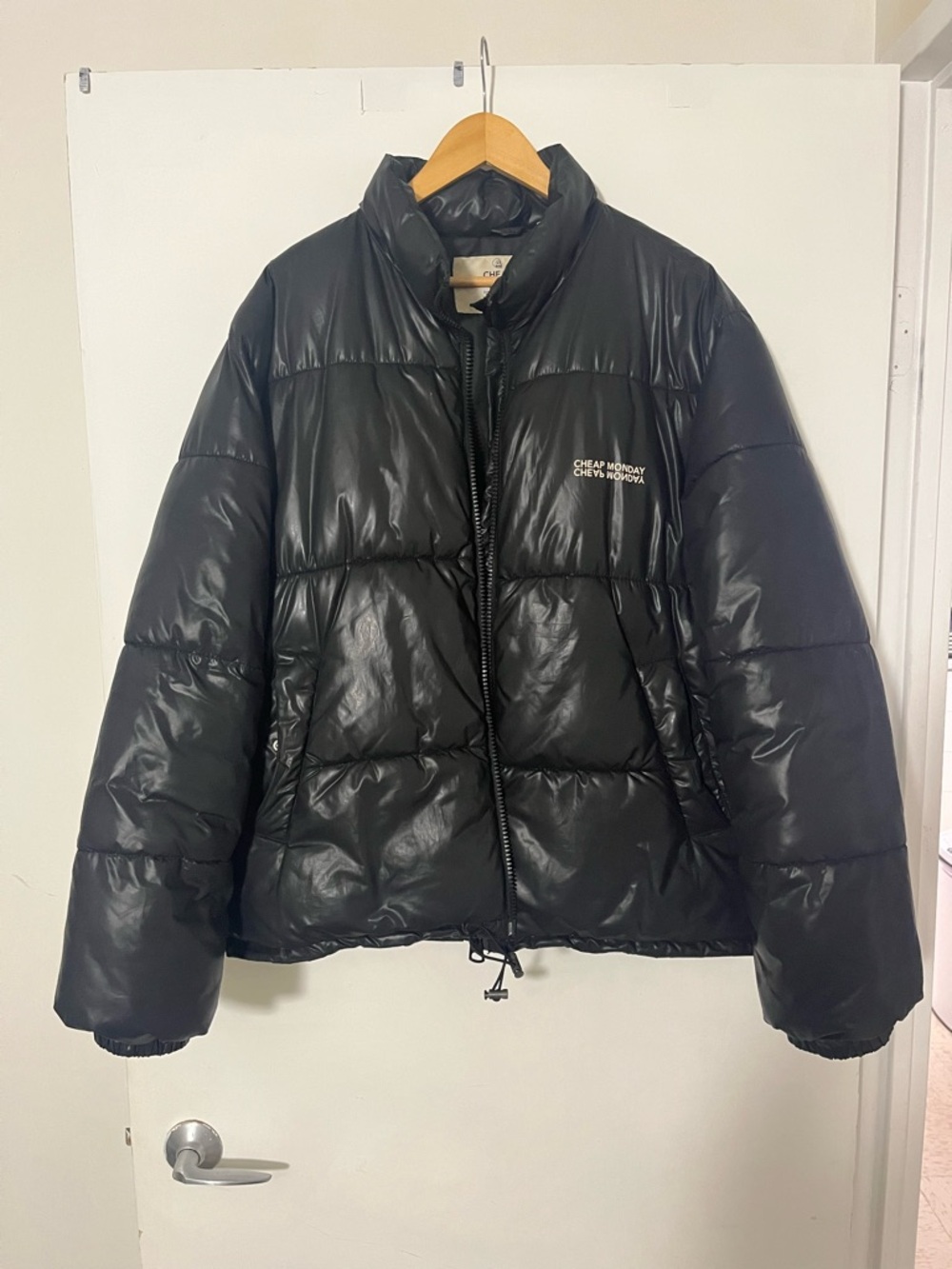 Cheap Monday Black Quilted Puffer Jacket